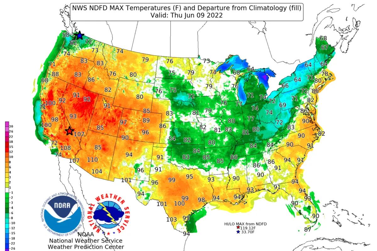 Ola de calor extremo al suroeste de Estados Unidos podría ser letal y