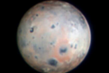 03/06/2024 La luna de Júpiter Ío, fotografiada por SHARK-VIS el 10 de enero de 2024.  Nuevas imágenes de la luna de Júpiter, Ío, repleta de volcanes, tomadas por el Gran Telescopio Binocular (LBT), ofrecen la mayor resolución de Ío jamás lograda con un instrumento terrestre.  POLITICA INVESTIGACIÓN Y TECNOLOGÍA INAF/LARGE BINOCULAR TELESCOPE OBSERVATORY
