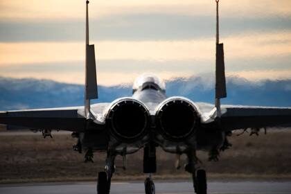10/01/2020 Imagen de archivo de un caza F15 Strike Eagle de la Fuerza Aérea de Estados Unidos POLITICA INTERNACIONAL DEPARTAMENTO DE DEFENSA DE EEUU