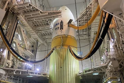 17/02/2023 Japón cancela el lanzamiento de su nuevo cohete espacial H3.  La agencia espacial de Japón (JAXA) ha cancelado el lanzamiento de su primer vehículo de lanzamiento H3, previsto para este viernes, tras un fallo detectado durante la cuenta atrás.  POLITICA INVESTIGACIÓN Y TECNOLOGÍA JAXA