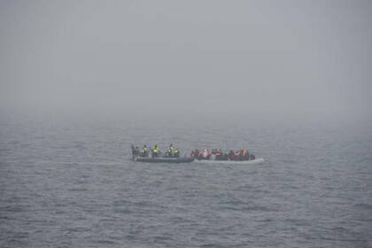 18/06/2021 Rescate de migrantes en el canal de la Mancha POLITICA EUROPA EUROPA REINO UNIDO FRANCIA INTERNACIONAL GENDARMERÍA NACIONAL FRANCESA