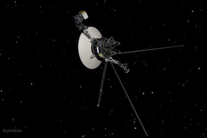 19/05/2022 La nave espacial Voyager 1 de la NASA, que se muestra en esta ilustración, ha estado explorando nuestro sistema solar desde 1977, junto con su gemela, la Voyager 2. POLITICA INVESTIGACIÓN Y TECNOLOGÍA NASA/JPL-CALTECH