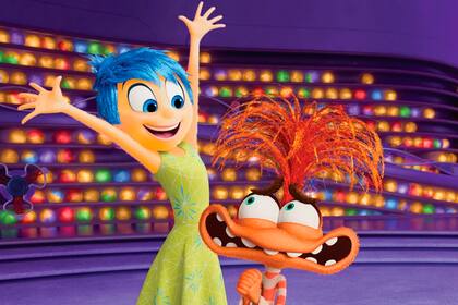 Alegría y Ansiedad, dos emociones que están al frente de la trama de la cada vez más exitosa película animada de Pixar y Disney
