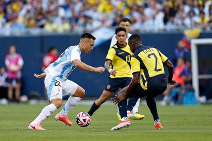 Argentina y Ecuador jugaron un amistoso en la previa a la Copa América 2024 y ganó la albiceleste 1 a 0
