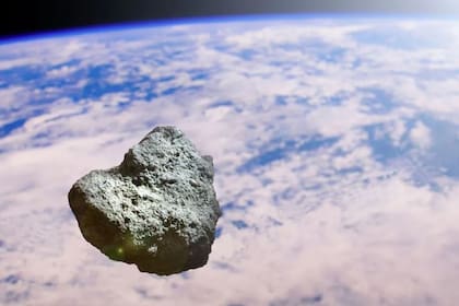 Asteroide acercándose a la Tierra (imagen ilustrativa)
