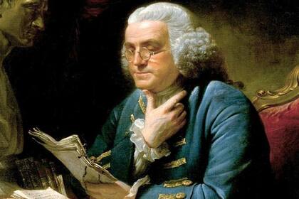 Benjamin Franklin (1706-1790) fue un impresor, editor, autor, inventor, científico y diplomático (Retratado por David Martin 1767)