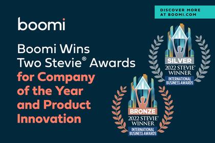 Boomi Wins Two Stevie® Awards For Company of the Year and Product Innovation (Graphic: Business Wire)