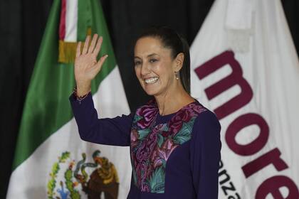 Claudia Sheinbaum ganó las elecciones y es la futura presidenta de México (AP Photo/Fernando Llano)