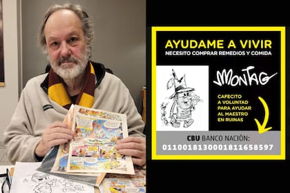 Clemente Montag: el dibujante pidió ayuda en redes sociales