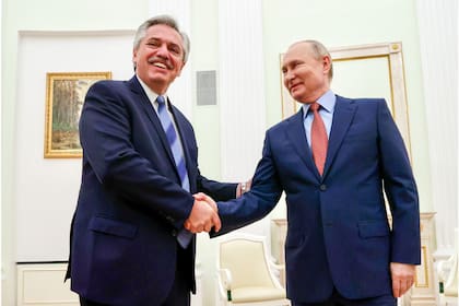Conferencia de prensa de Alberto Fernández y Vladimir Putin en Moscú, la semana pasada