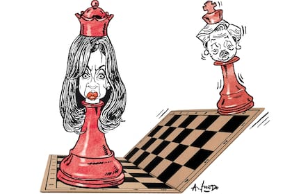 Cristina Fernández y Alberto Fernández, en un movedizo tablero de ajedrez
