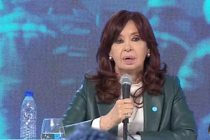 Cristina Kirchner, durante un acto