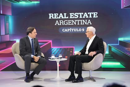 Eduardo Costantini durante su diálogo con José Del Rio en el evento de Real Estate de LA NACION