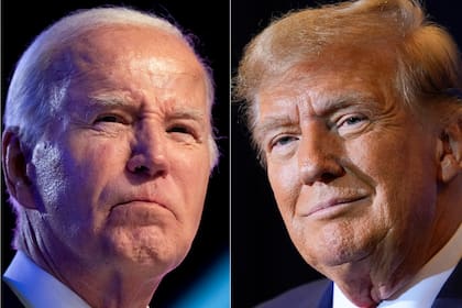 El demócrata Joe Biden y el republicano Donald Trump tendrán una primera discusión pública el 27 de junio (AP / Archivo)