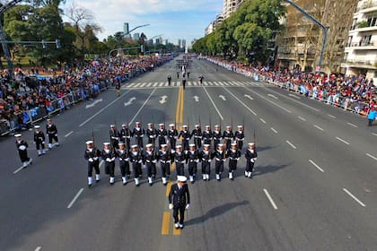 El último desfile militar en la ciudad de Buenos Aires fue en 2019