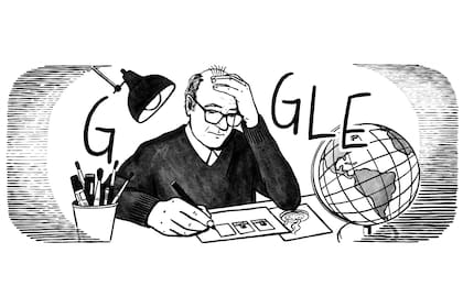 El doodle de Google por los 90 años del nacimiento de Quino