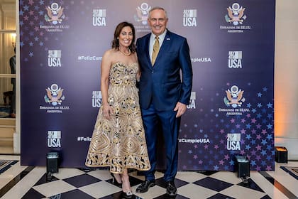 El embajador de Estados Unidos, Marc Stanley, y su mujer Wendy