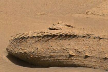 El "espinazo del dragón" en Marte