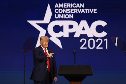 El expresidente de Estados Unidos Donald Trumo participó de la convención republicana en Orlando