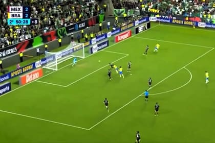 El gol de cabeza de Endrick para la agónica victoria de Brasil sobre México por 3 a 2