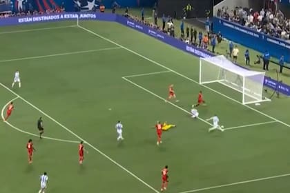 El gol de Julián Álvarez a Canadá