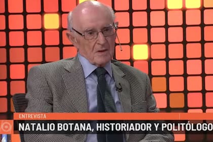 El historiador y politólogo, Natalio Botana.
