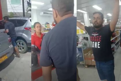 El hombre fue al trabajo de su esposa para contar que ella le era infiel (Captura video)