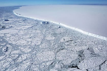 El iceberg A-68 se desprendió en el 2017