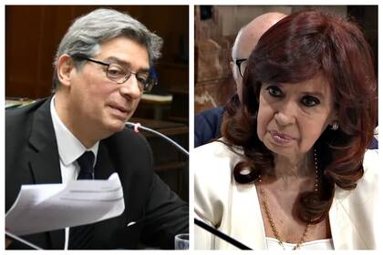 El juez de la Corte Horacio Rosatti y la vicepresidenta Cristina Kirchner