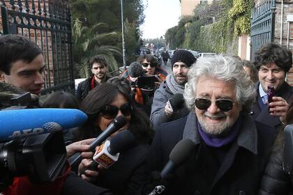 El fundador del Movimiento Cinco Estrellas, Beppe Grillo