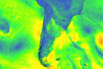 El mapa del viento en la Argentina