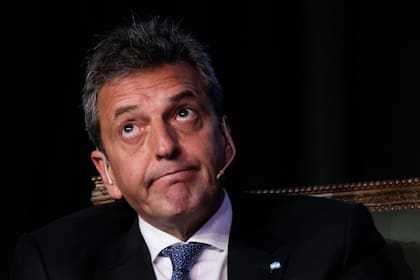 El ministro de Economía y candidato a presidente por Unión por la Patria, Sergio Massa