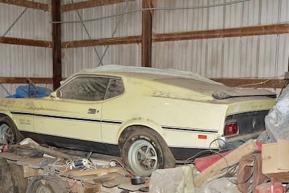 El Mustang Boss 351 permaneció guardado y sin usar durante más de 50 años