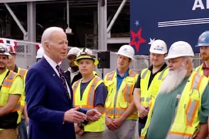 El presidente de Estados Unidos, Joe Biden, celebró el Labor Day desde Filadelfia