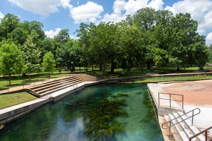El Sewell Park en Texas es un espacio clave de recreación para los universitarios