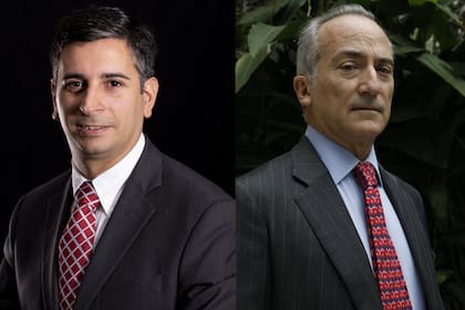 Emilio Ocampo y Nicolás Cachanosky, autores del libro Dolarización: un solución para la Argentina