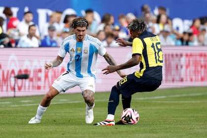 En el primero de los dos amistosos previos a la Copa América 2024, la selección argentina le ganó 1 a 0 a Ecuador