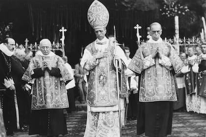En esta imagen de archivo, una fotografía sin fechar del papa Pío XII