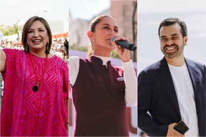 En las elecciones presidenciales de México se aprobaron tres candidaturas para: Xóchitl Gálvez, Claudia Sheinbaum y Jorge Álvarez Máynez