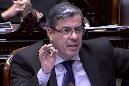 Germán Martínez, jefe del bloque de Diputados del Frente de Todos