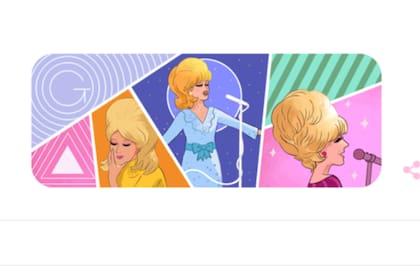 Google homenajeó a Dusty Springfield con su doodle (Foto: Captura de video)