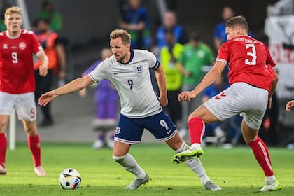 Eurocopa 2024 en vivo: Inglaterra se puso al frente con Kane, Dinamarca respondió con un golazo de Hjulmand y repartieron puntos