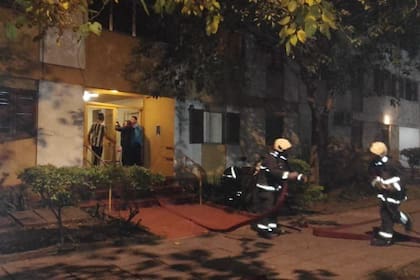Incendio en un departamento de Belgrano: un hombre fue hospitalizado.
