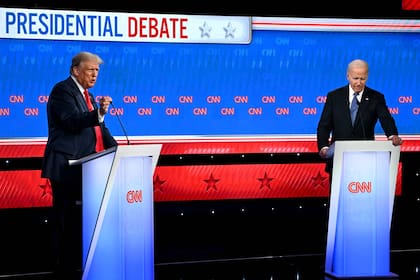 Donald Trump y Joe Biden volvieron a tener un debate luego de las elecciones de 2020 y el público se intereso en algunos temas