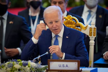 Joe Biden durante la cumbre de Asean