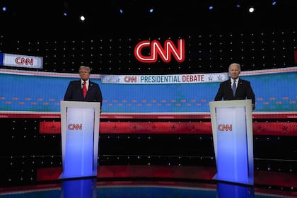 Joe Biden y Donald Trump se vieron cara a cara en el primer debate presidencial rumbo a las elecciones de noviembre próximo en EE.UU.