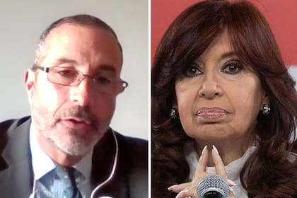 El juez Jorge Gorini y la vicepresidenta Cristina Kirchner
