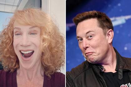 Kathy Griffin y Elon Musk