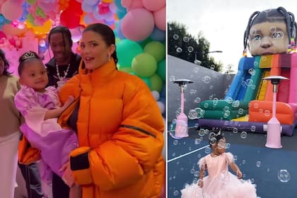 Kylie Jenner le hizo una extravagante fiesta de cumpleaños a su hija Stormi, de 3 años
