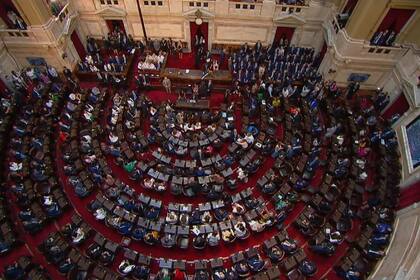 La Asamblea Legislativa, el día de la asunción de Javier Milei